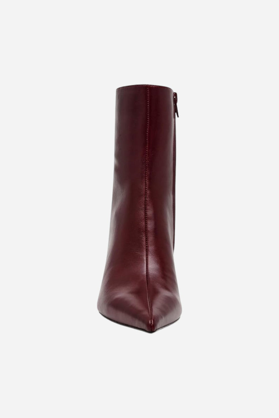 Steve Madden Alston Burgundy Leather Bootie – detail