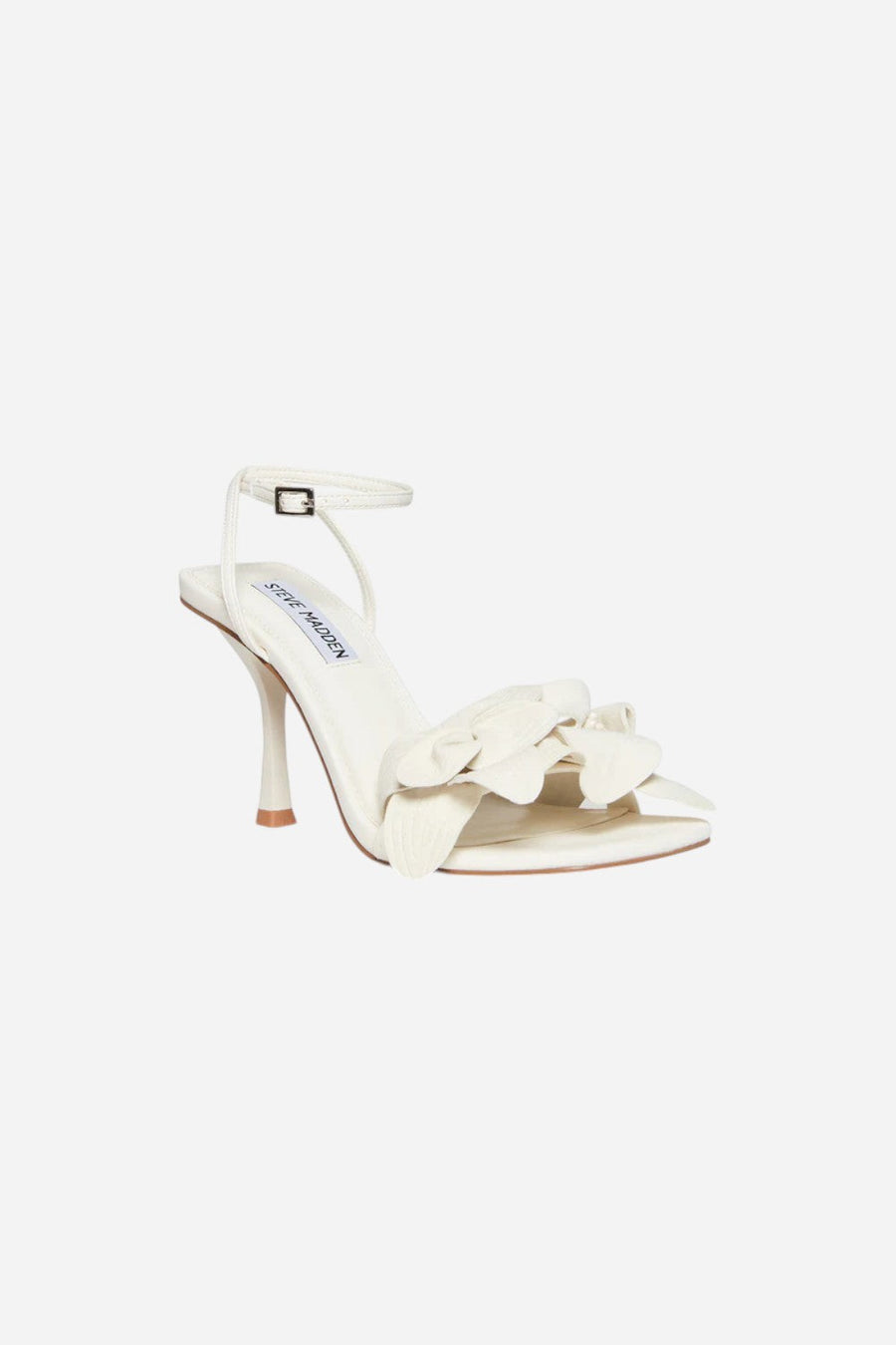 Steve Madden Amani White Heel – back view