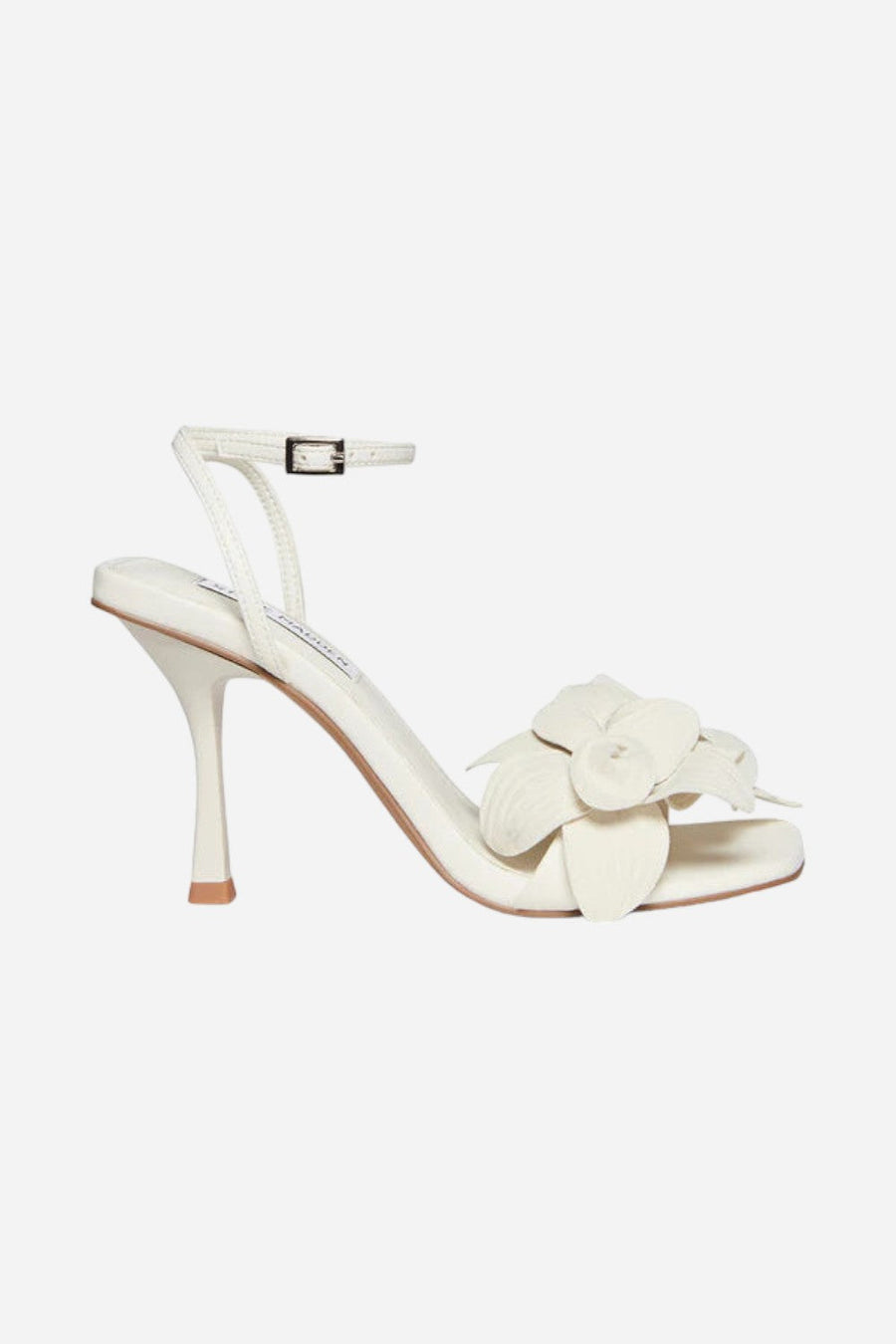 Steve Madden Amani White Heel – front view