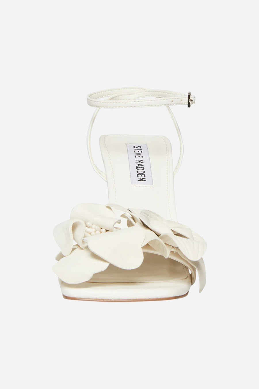 Steve Madden Amani White Heel – side view