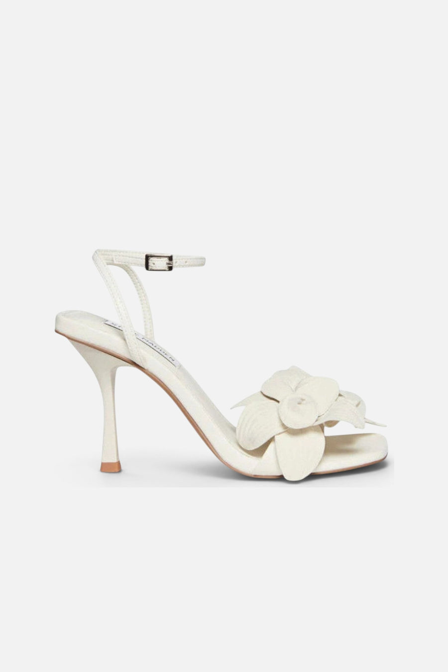 Steve Madden Amani White Heel – side view