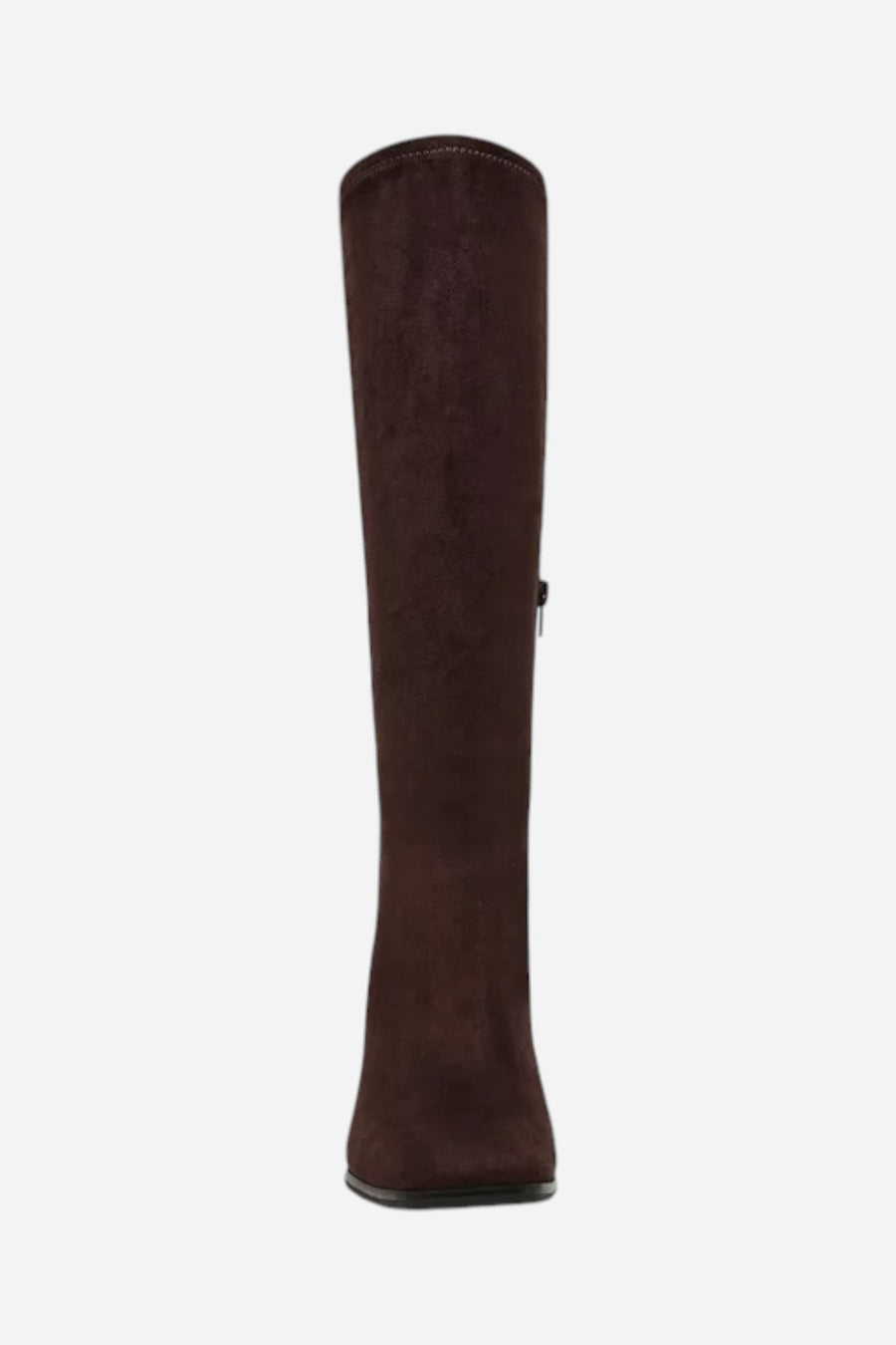 Steve Madden Livah Boots in Brown Suede – detail
