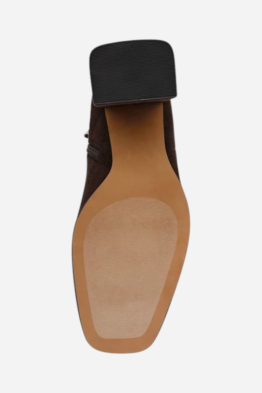 Steve Madden Livah Boots in Brown Suede – flat lay