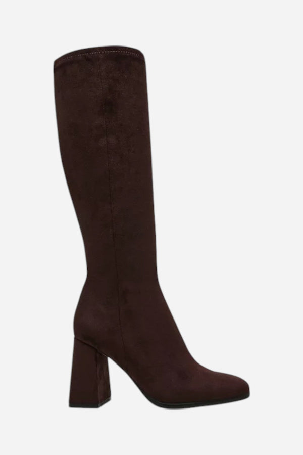 Steve Madden Livah Boots in Brown Suede