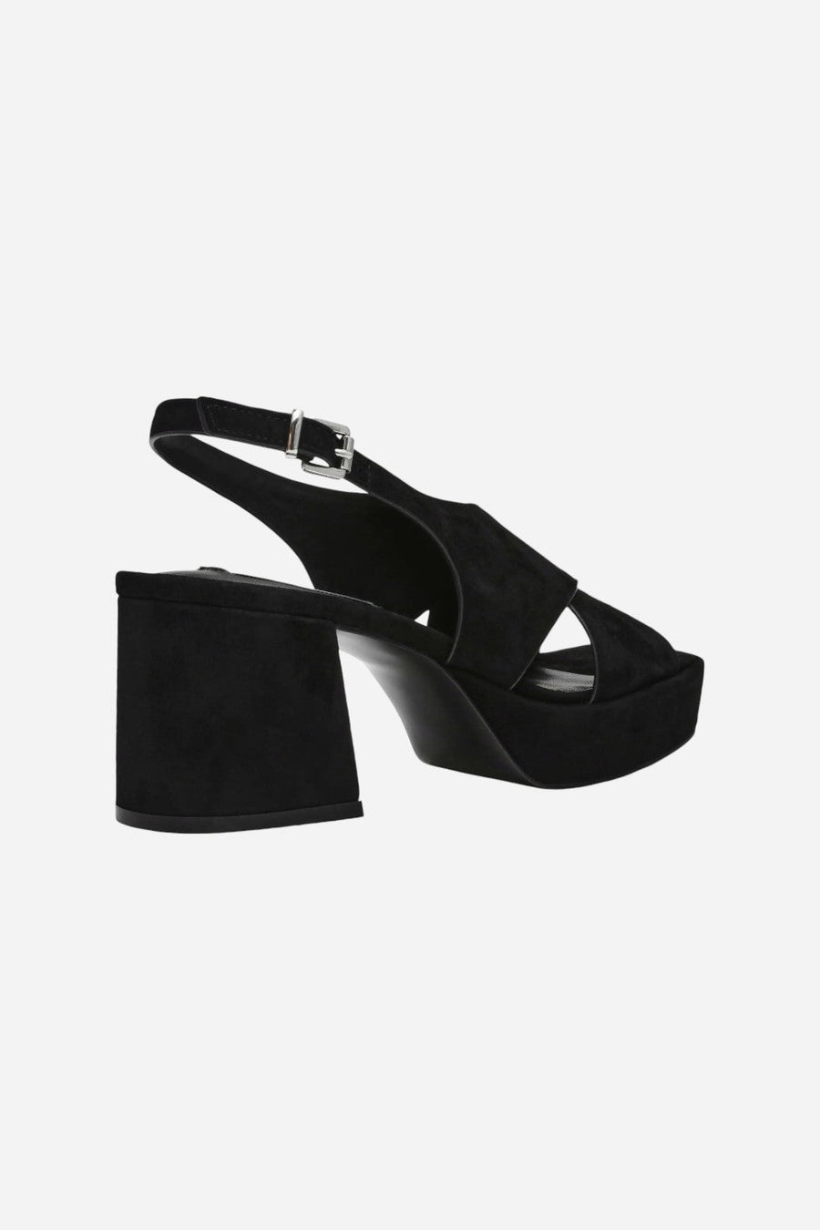 Steve Madden Marino Black Suede Heel – detail