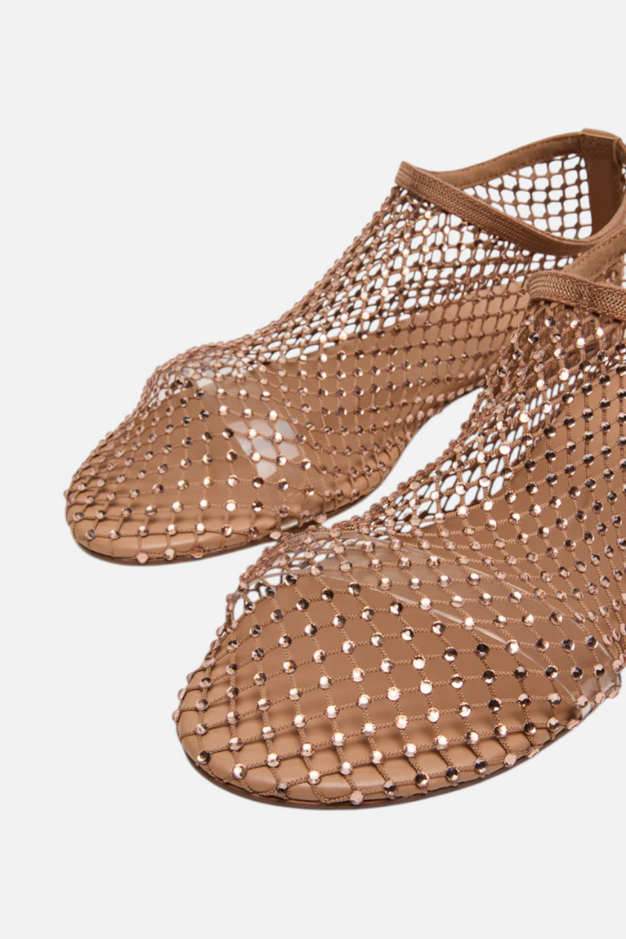 Steve Madden Mino Blush Rhinestone Flats – detail