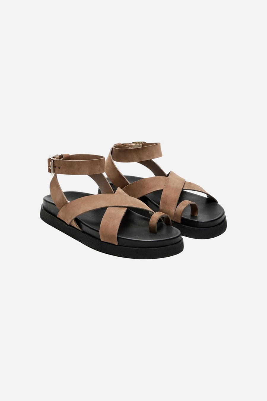 Steve Madden Mira Taupe Sandal – back view