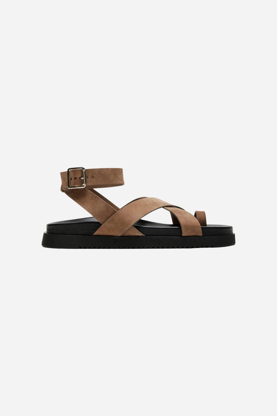 Steve Madden Mira Taupe Sandal – front view