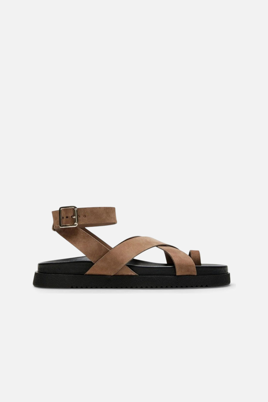 Steve Madden Mira Taupe Sandal – side view