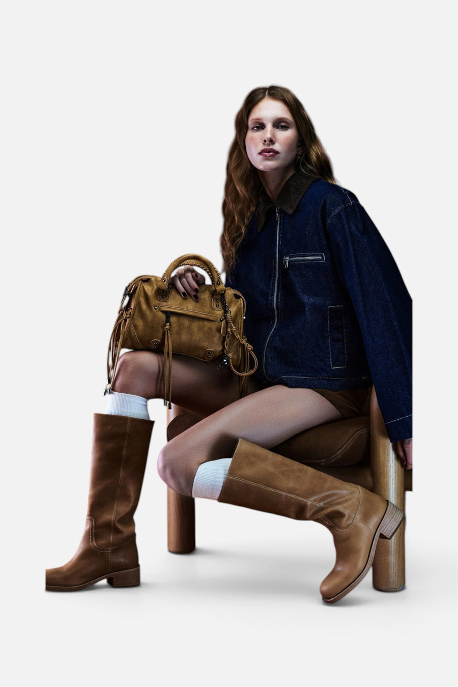 Steve Madden Riggs Boots in Banana Leather – alternate