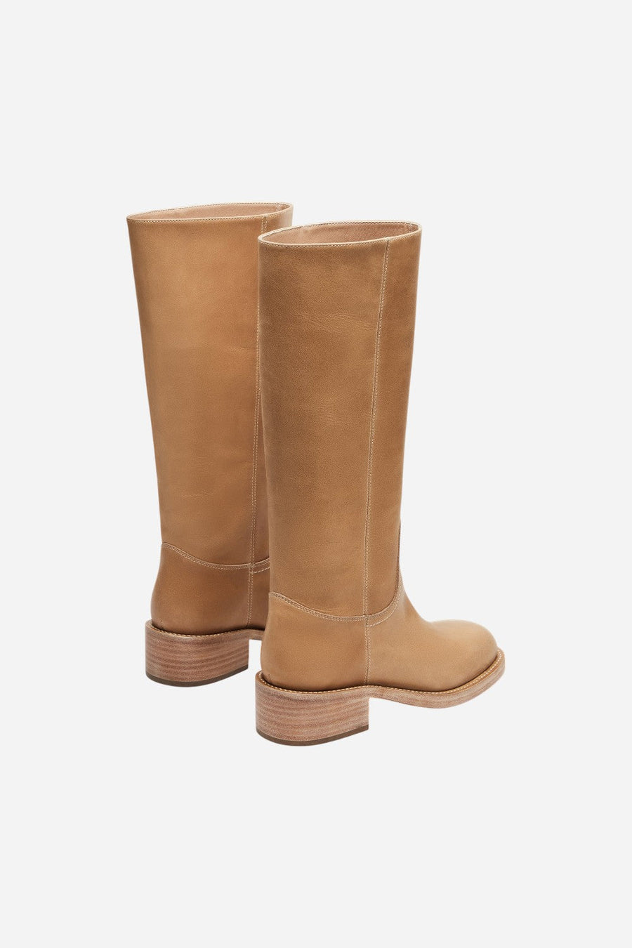 Steve Madden Riggs Boots in Banana Leather – flat lay