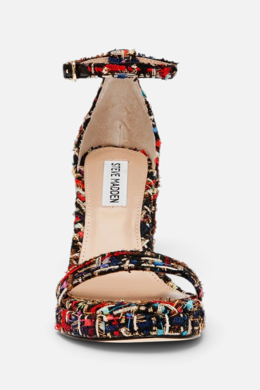 Steve Madden Susan Block Heel in Red Multi – alternate