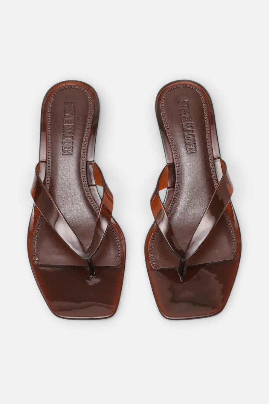 Steve Madden Tracie-Jelly Heels in Dark Brown – pair