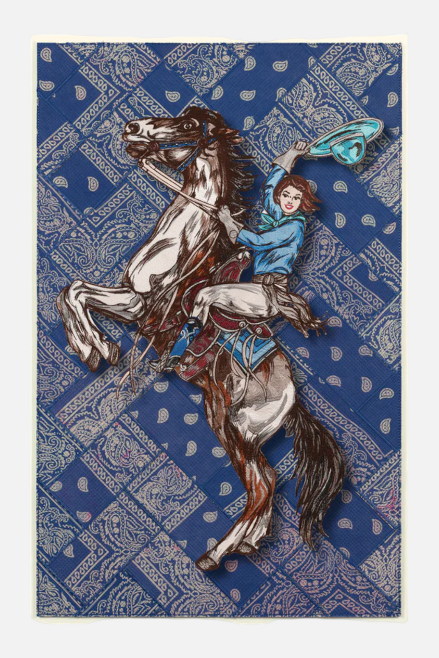 Steven Wilson Studio Trick Rider Bandana 26X40 – back view