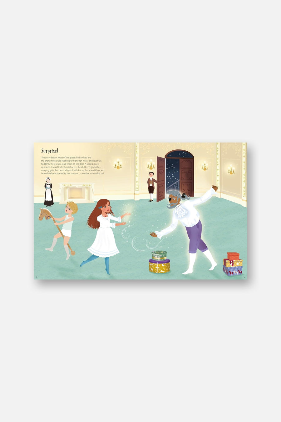 Sticker Dolly Dressing the Nutcracker Children's Book – detail