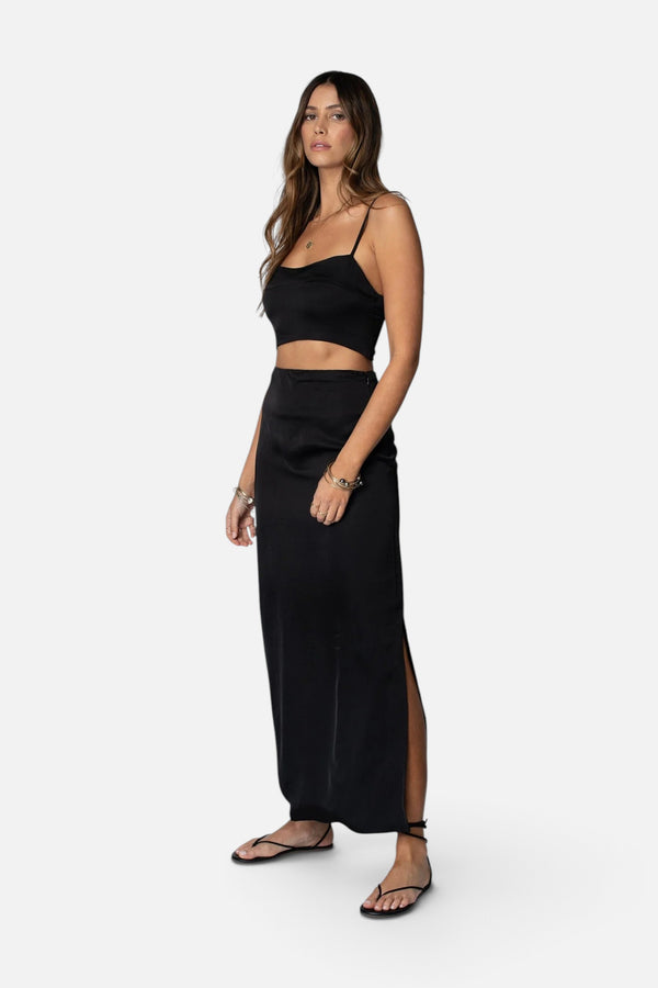 Stillwater Dani Maxi Skirt in Black