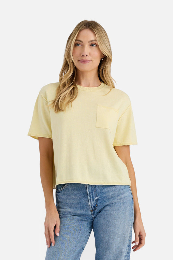 Stitches + Stripes Terra Tee in Butter