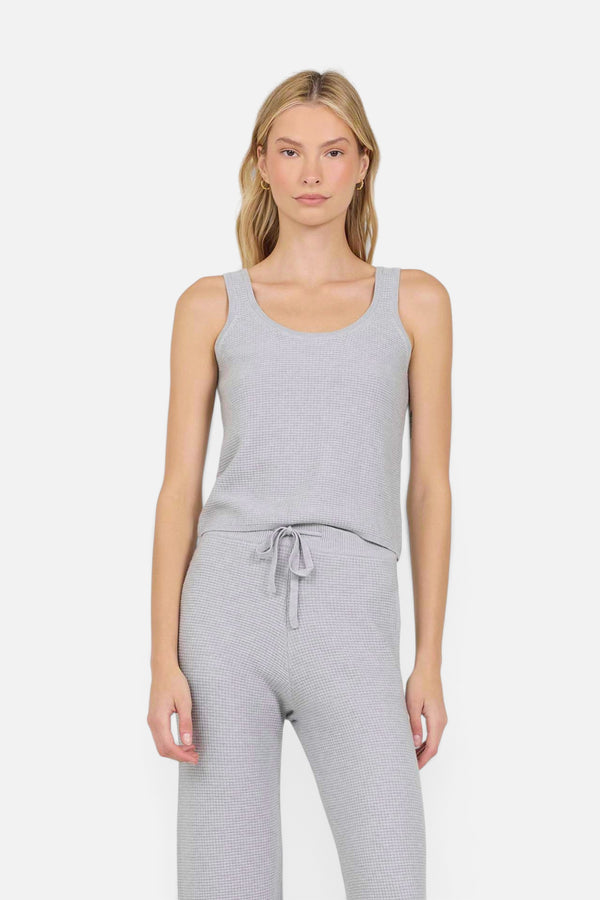 Stitches + Stripes Turner Tank in Heather Grey