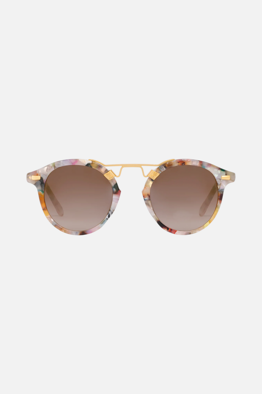 Krewe St. Louis Sunglass in Gelato 24K Mirrored