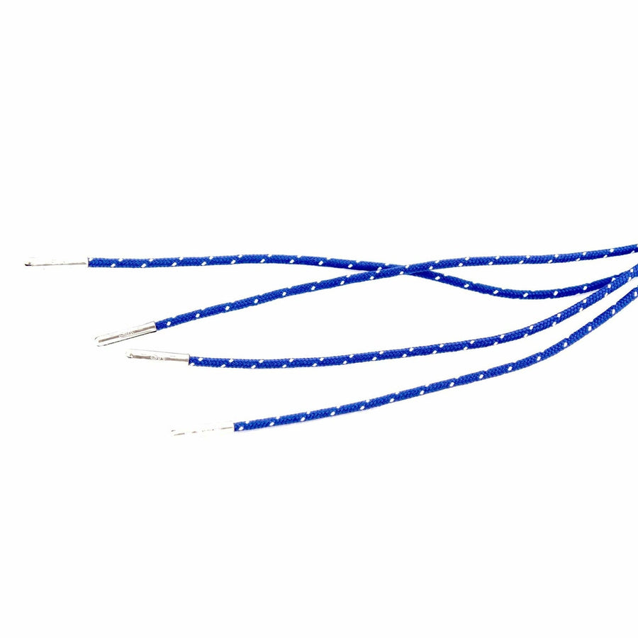 Stolen Riches Dress Laces in Bubba Blue – back view