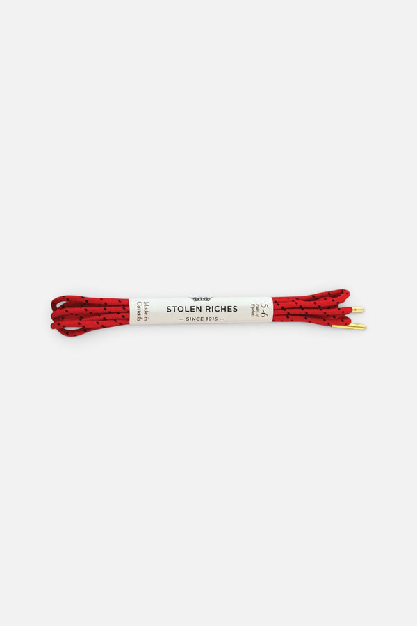 Stolen Riches Dress Laces in Chaleo Red