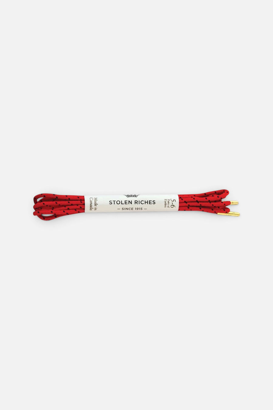 Stolen Riches Dress Laces in Chaleo Red – front view
