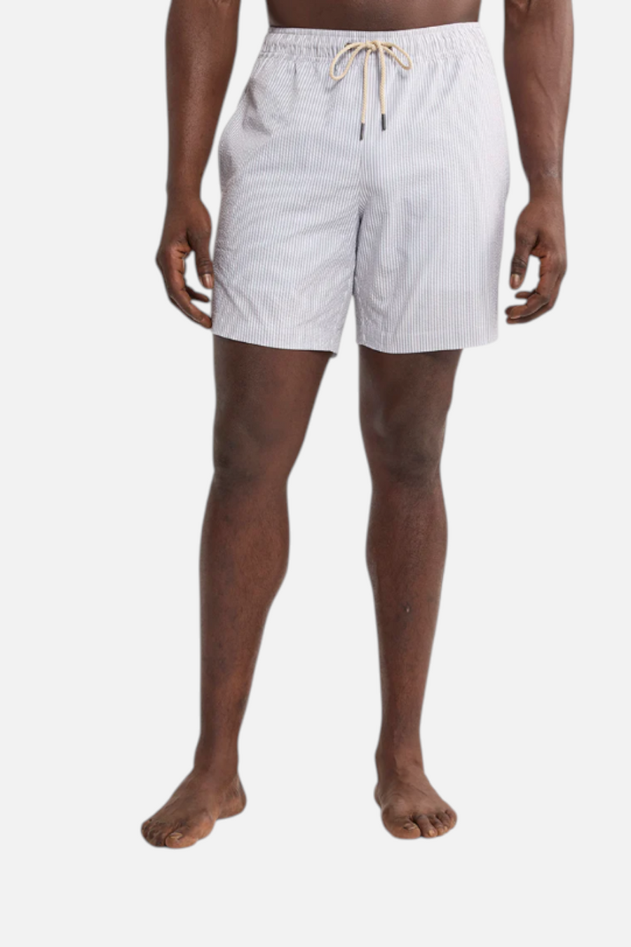 Fair Harbor Bayberry Trunk in Grey Seersucker