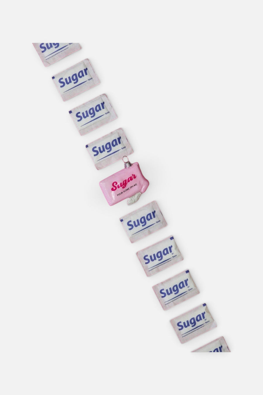 Sugar Packet Ornament – back view