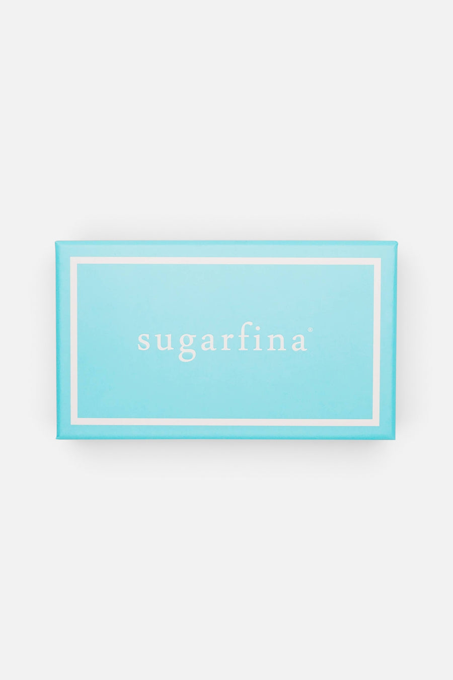Sugarfina 2pc Candy Bento Box in Aqua Blue (Empty) – back view