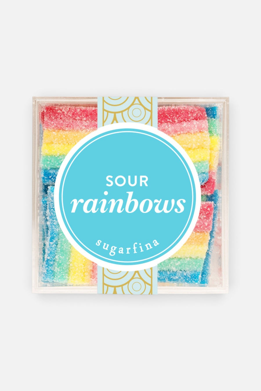 Sugarfina Sour Rainbows Large Candy Cube – front view