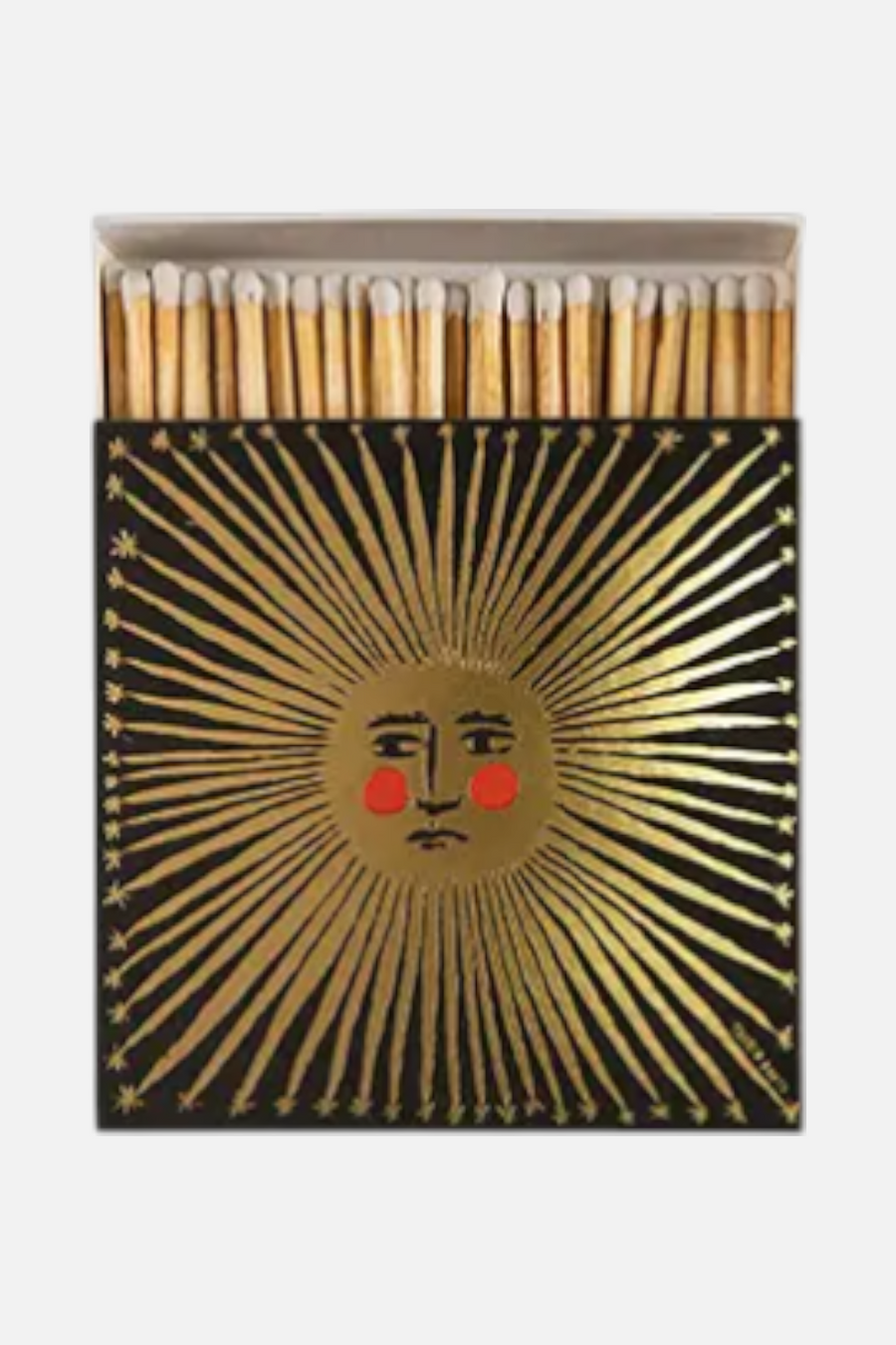 Sun Ray Square Matches – front view