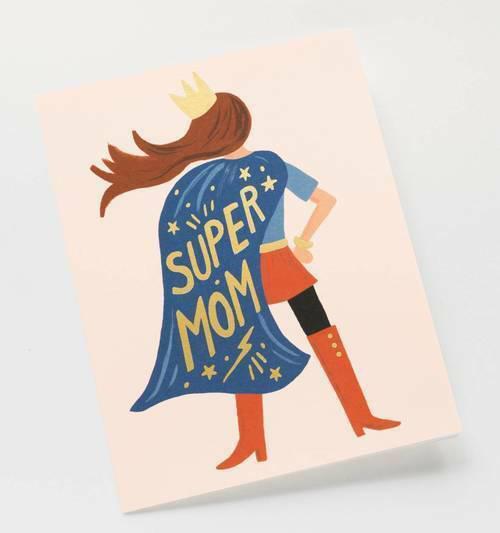 Super Mom Card – back view