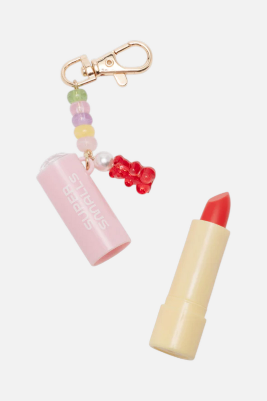 Super Smalls Cutie Candy Lip Balm Keychain – back view