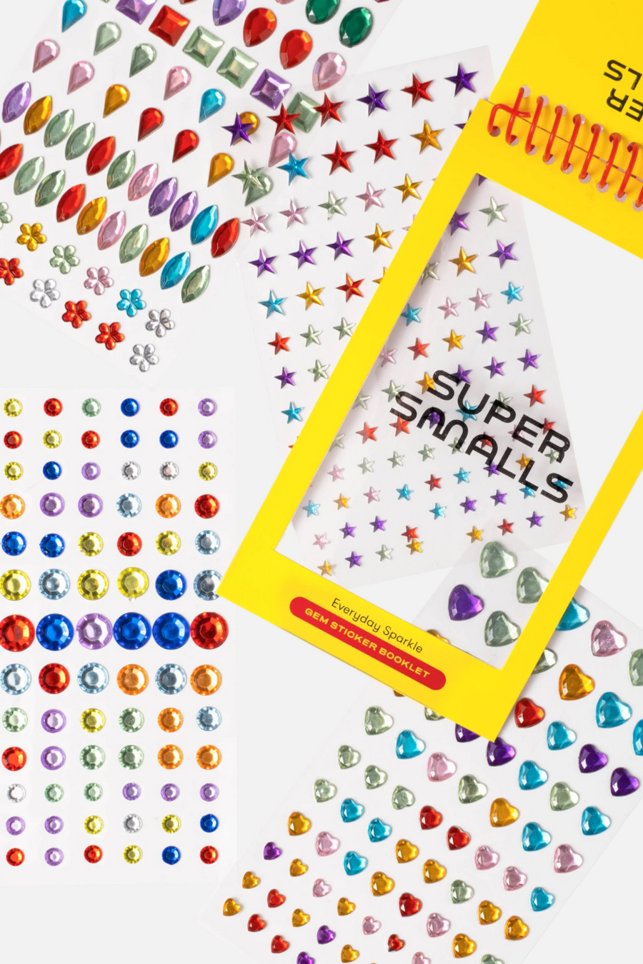 Super Smalls Kid's Everyday Sparkle 4 Page Sticker Book – back view