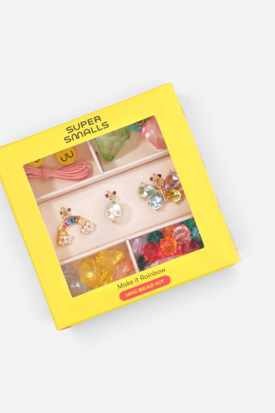 Super Smalls Make it Rainbow Charm Mini Bead Kit – front view