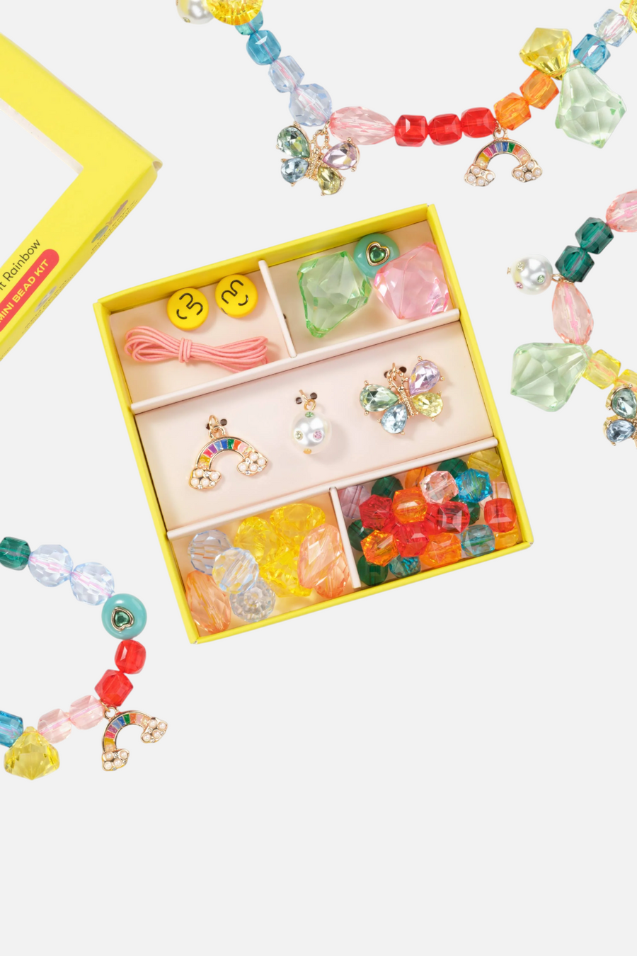 Super Smalls Make it Rainbow Charm Mini Bead Kit – side view