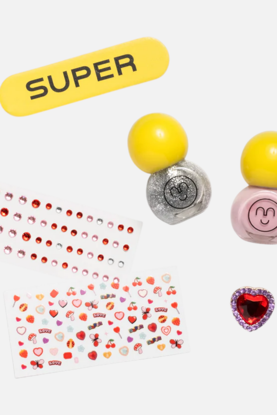 Super Smalls Paint It Heartfelt Mini Nail Kit – back view