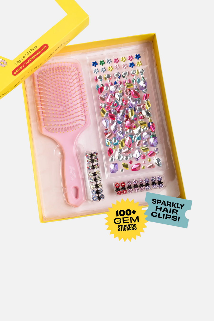 Super Smalls Style And Shine Gemify Hairbrush – back view