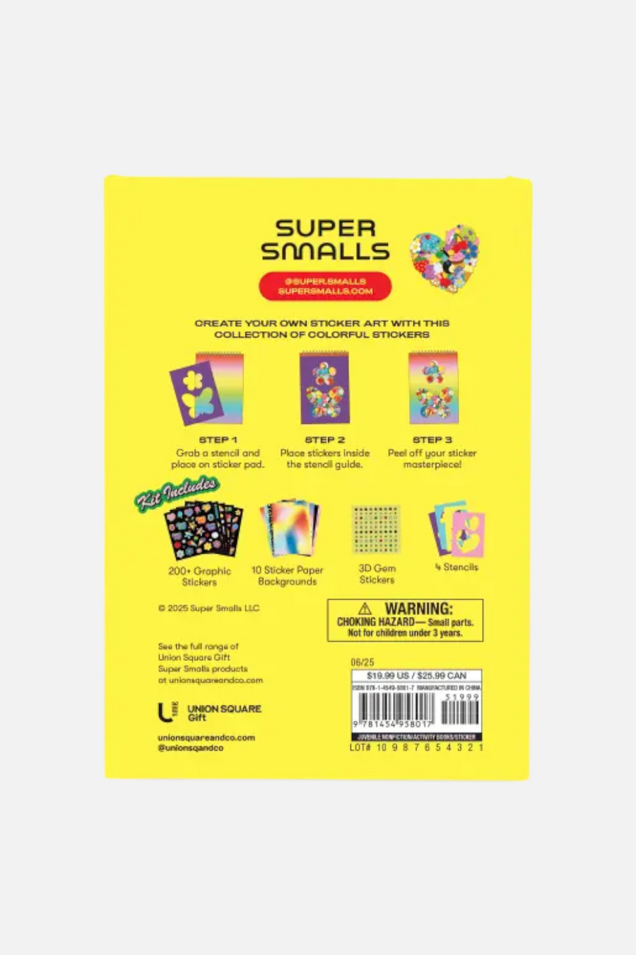 Super Sticker Creations – back view