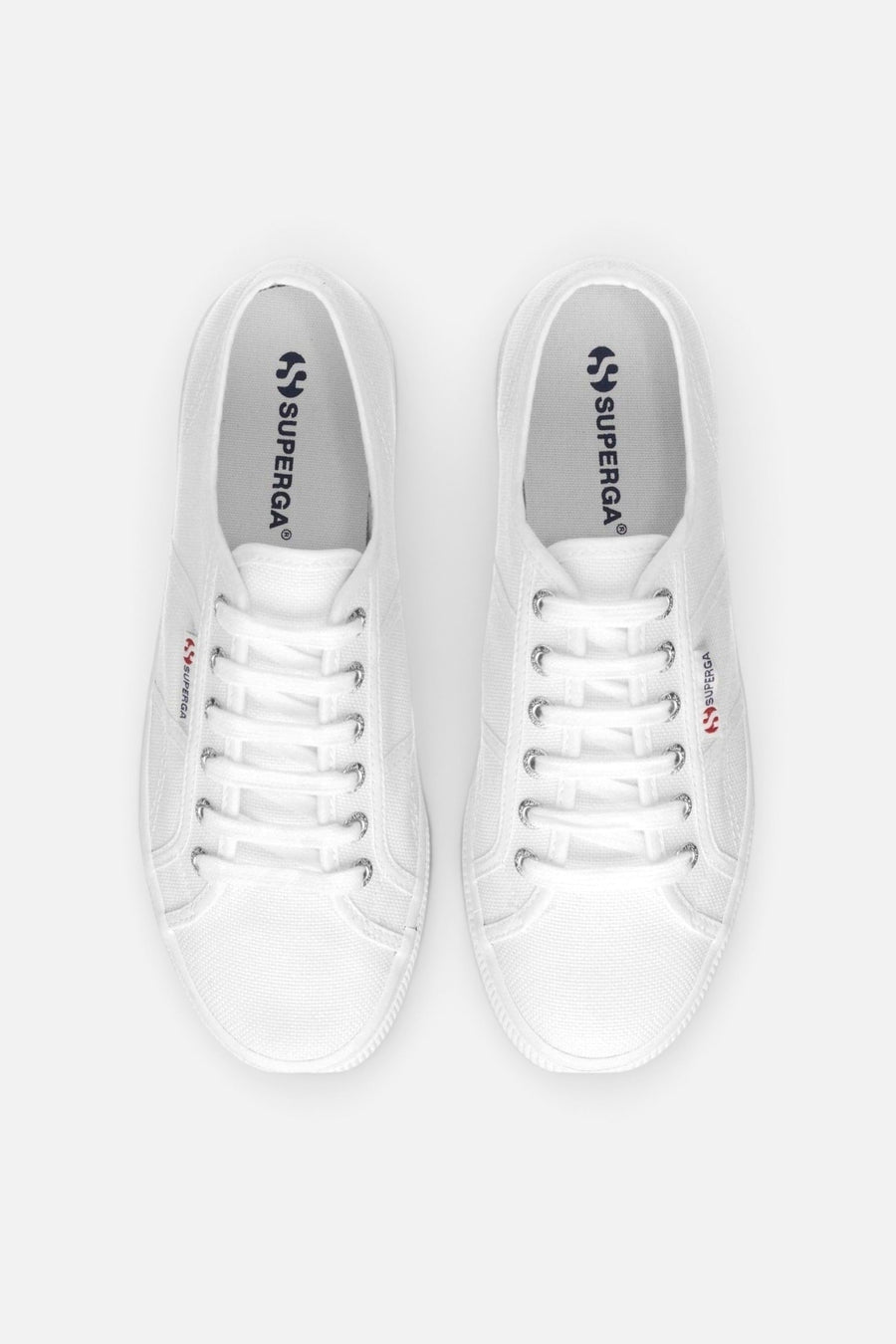 Superga 2790 Platform in White – top view