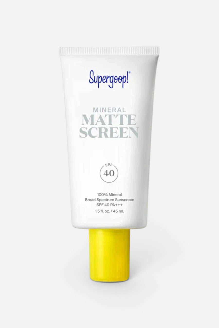 Supergoop! Mineral Mattescreen SPF 40 – front view