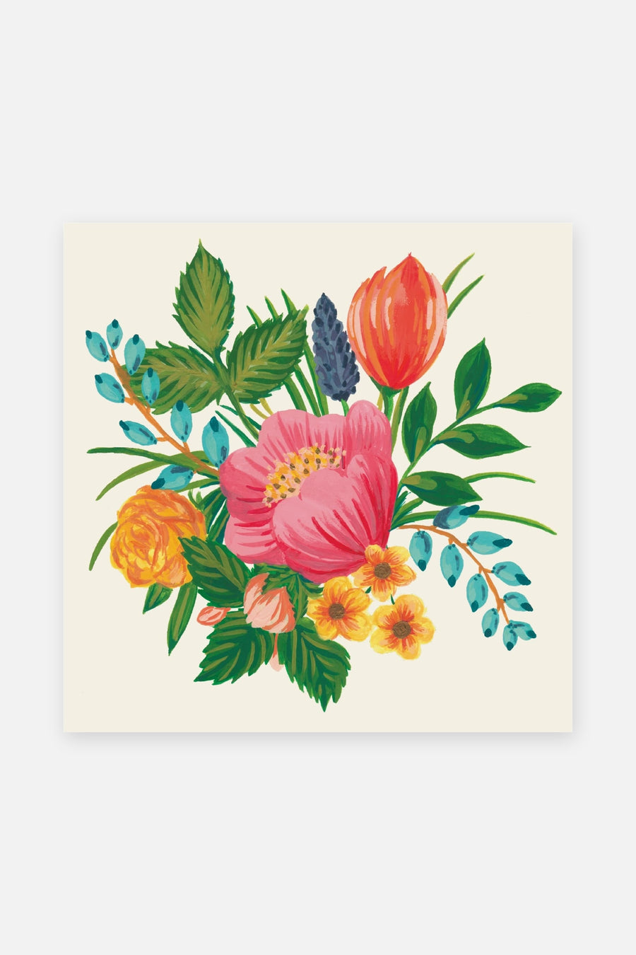 Sweet Garden Cocktail Napkins - Set of 20 – side view