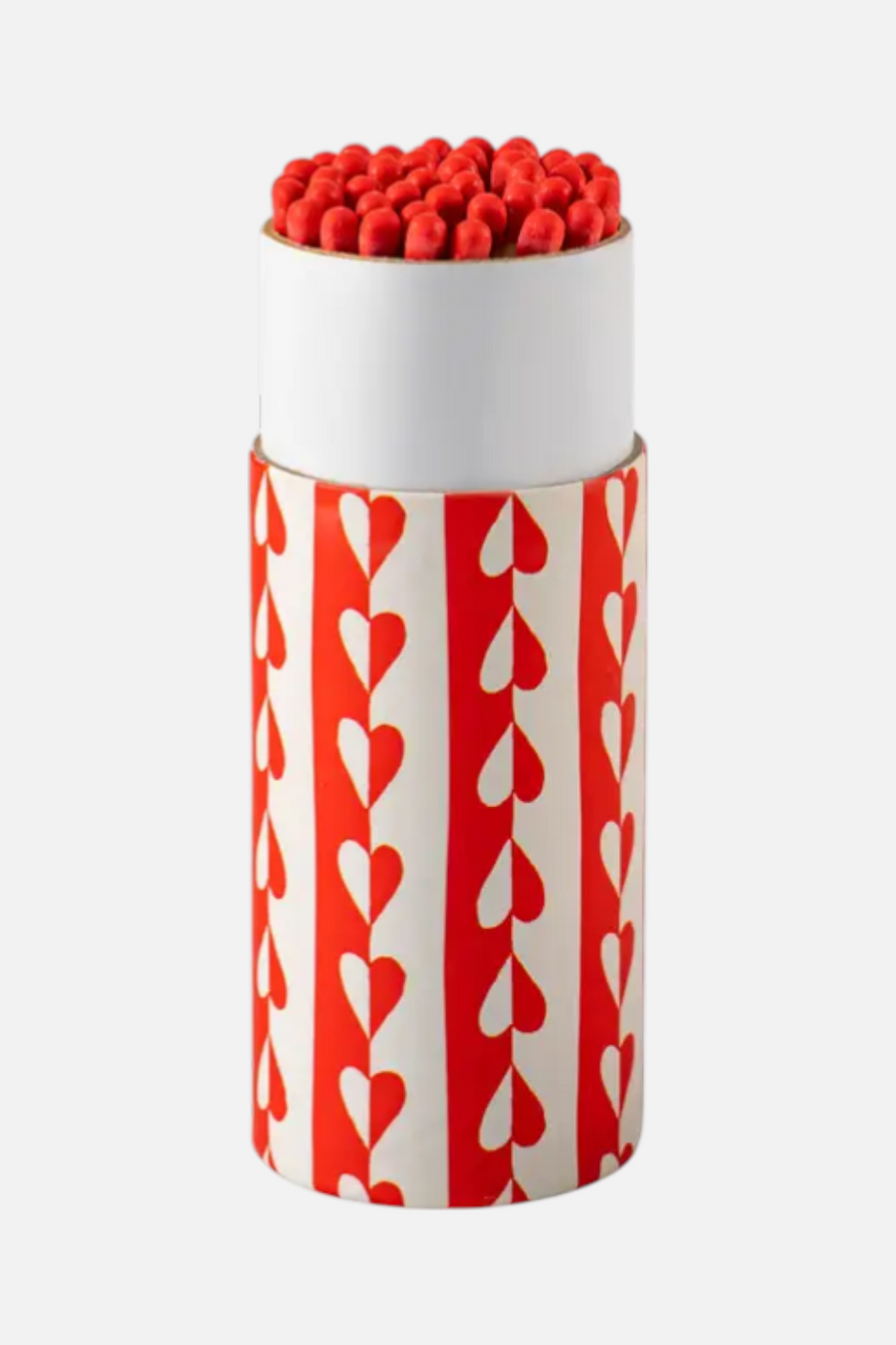 Sweetheart Cylinder Matches – back view