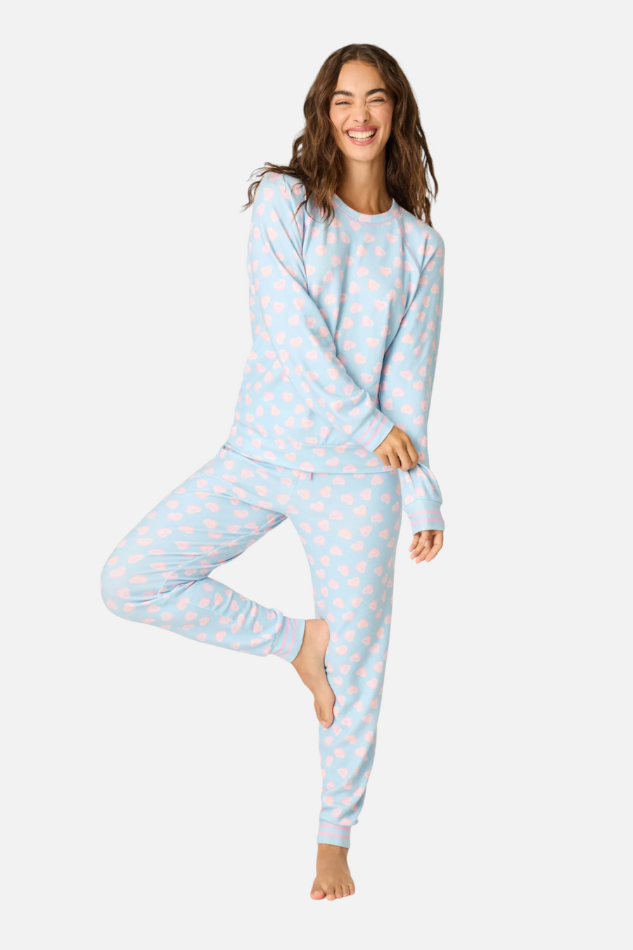 PJ Salvage Women's Sweetheart Love Hearts PJ Set