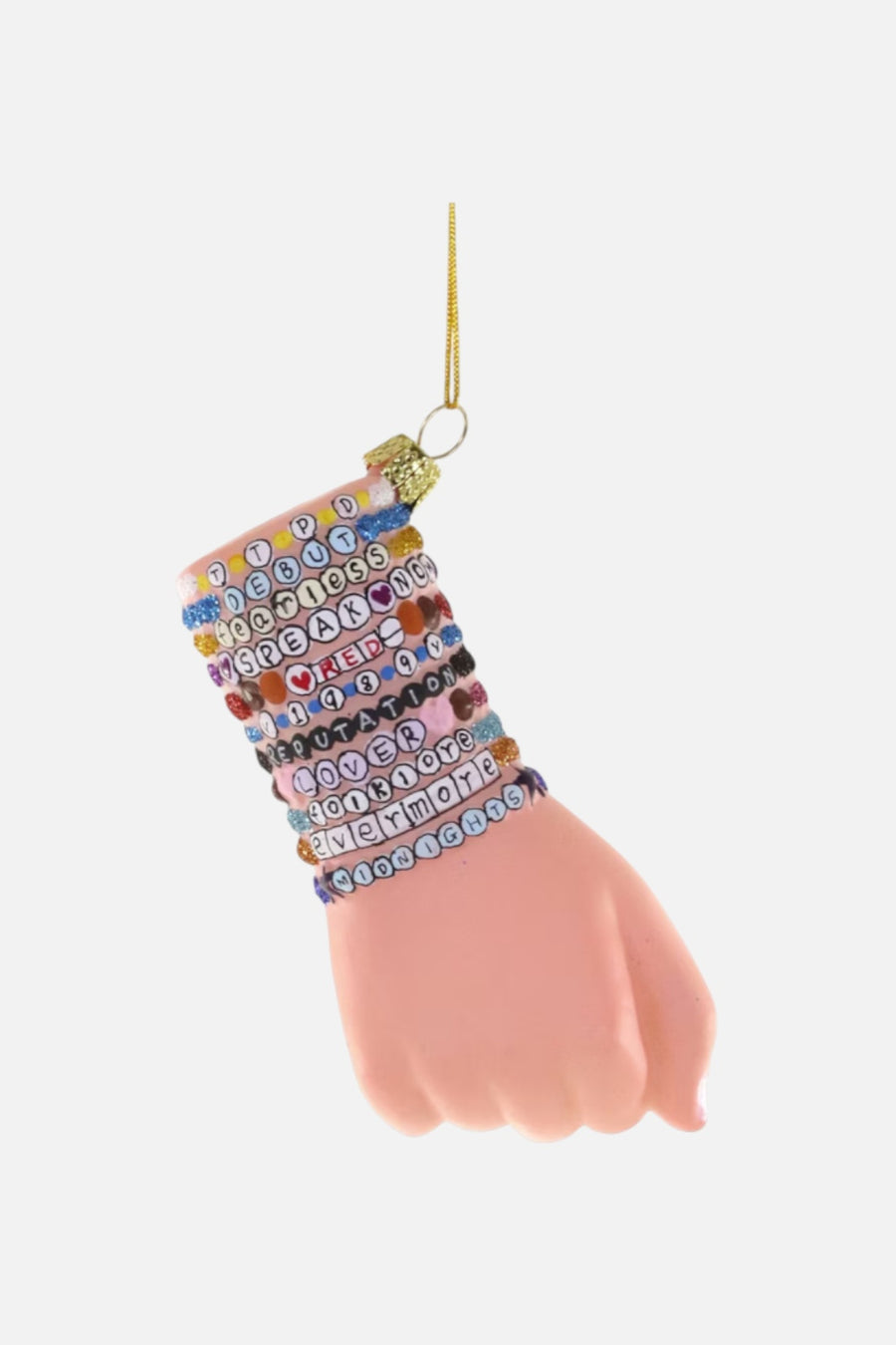 Swifty Friendship Bracelets Ornament – front view