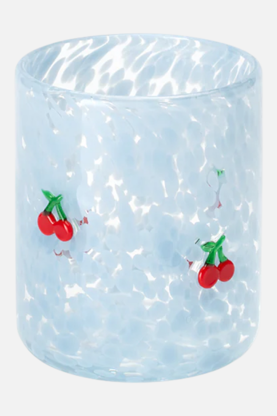 Swig Cherry Pop Charm Glass Tumbler, Set of Two – back view