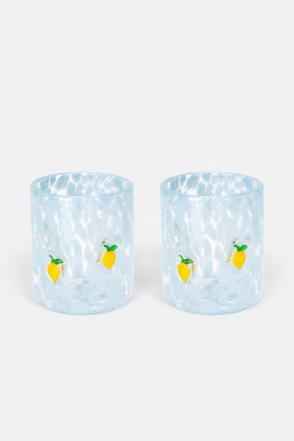 Swig Lemon Meringue Charm Glass, Set of 2