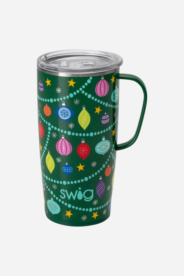 Swig O Christmas Tree Travel Mug, 22 Oz