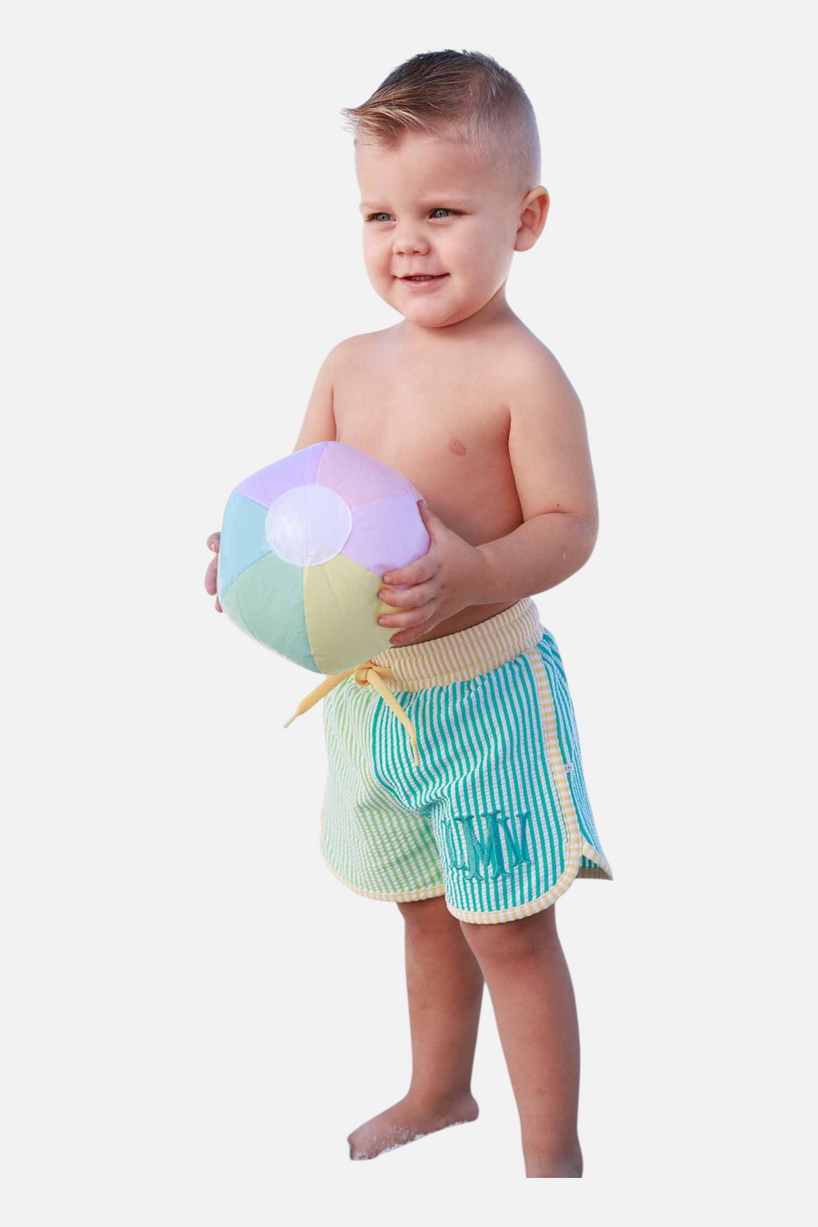 Caden Lane Multi Color Seersucker Trunks