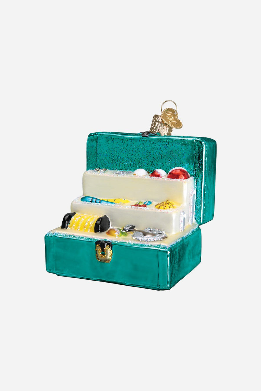Tackle Box Ornament – front view